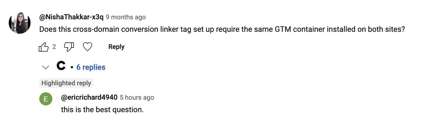 Google Ads Cross-domain tracking — Google Tag Manager & Conversion Linker